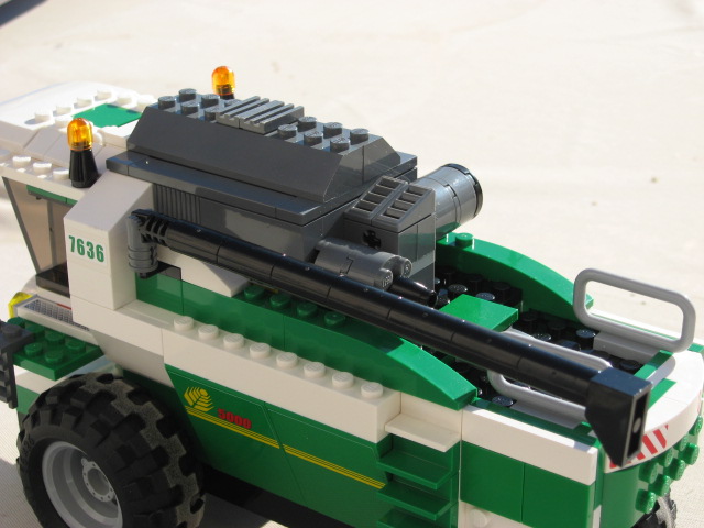 John Deere LEGO Combine 2, LEGO modification of set 7636. S…