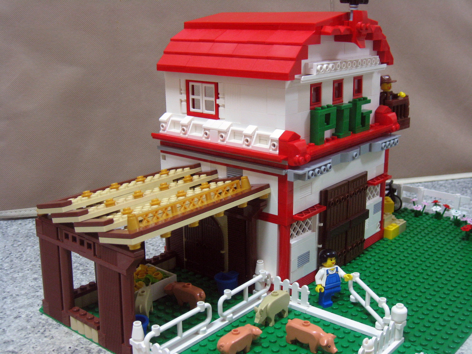 lego pig farm