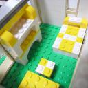 組換作品紹介 Azur様の X2の4階建てアパート 正しき モダニズム Legoゲージ推進機構日報 レゴトレイン ブログ