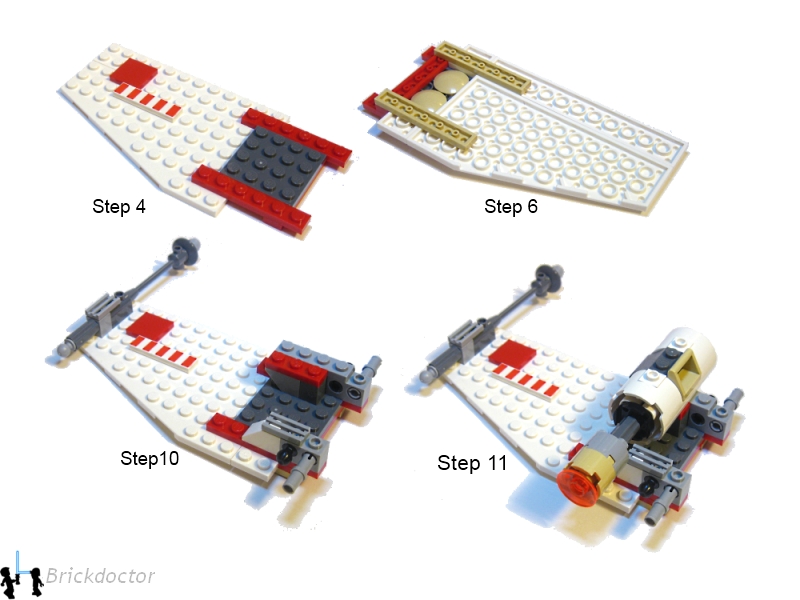 Lego star wars online white ship