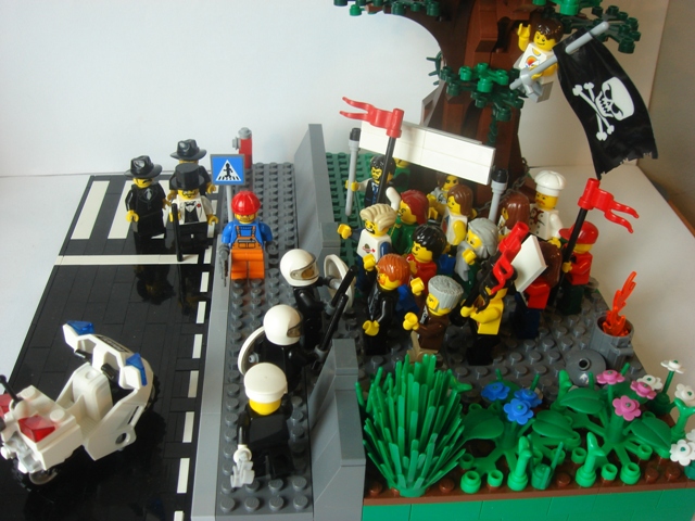 Lego discount protest set