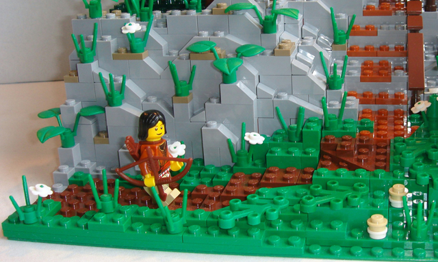 MOC: Rocky Mountain Log Cabin - LEGO Historic Themes - Eurobricks