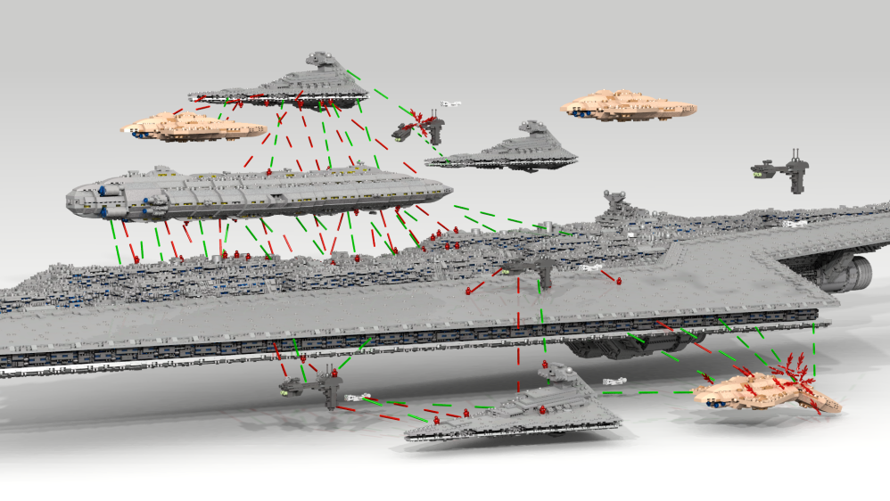 LDD MOC] 71,000 piece, 13-foot Super Star Destroyer LEGO Star Wars - Eurobricks Forums
