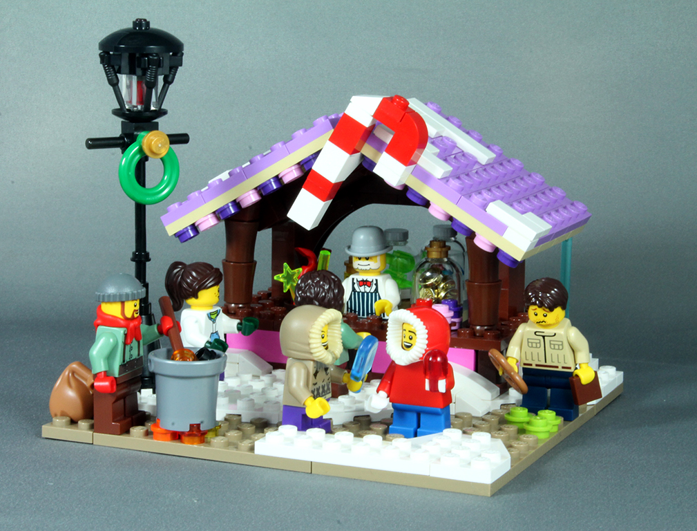 Winter Village Candy Stall competition entry LEGO Town