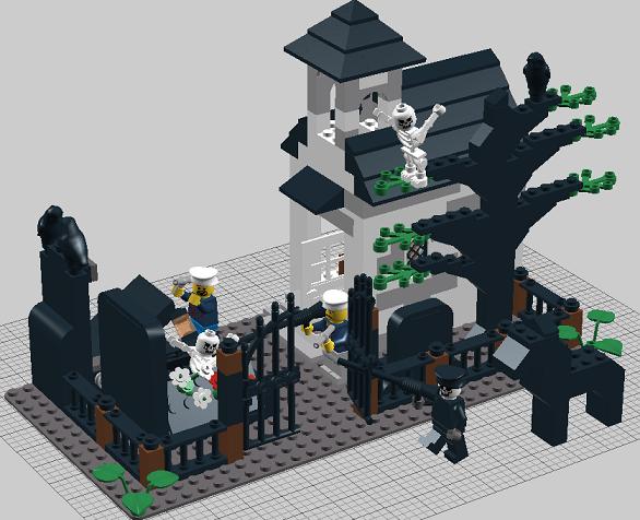 Lego ghost online town