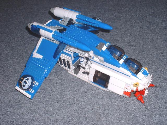 lego star wars custom republic gunship