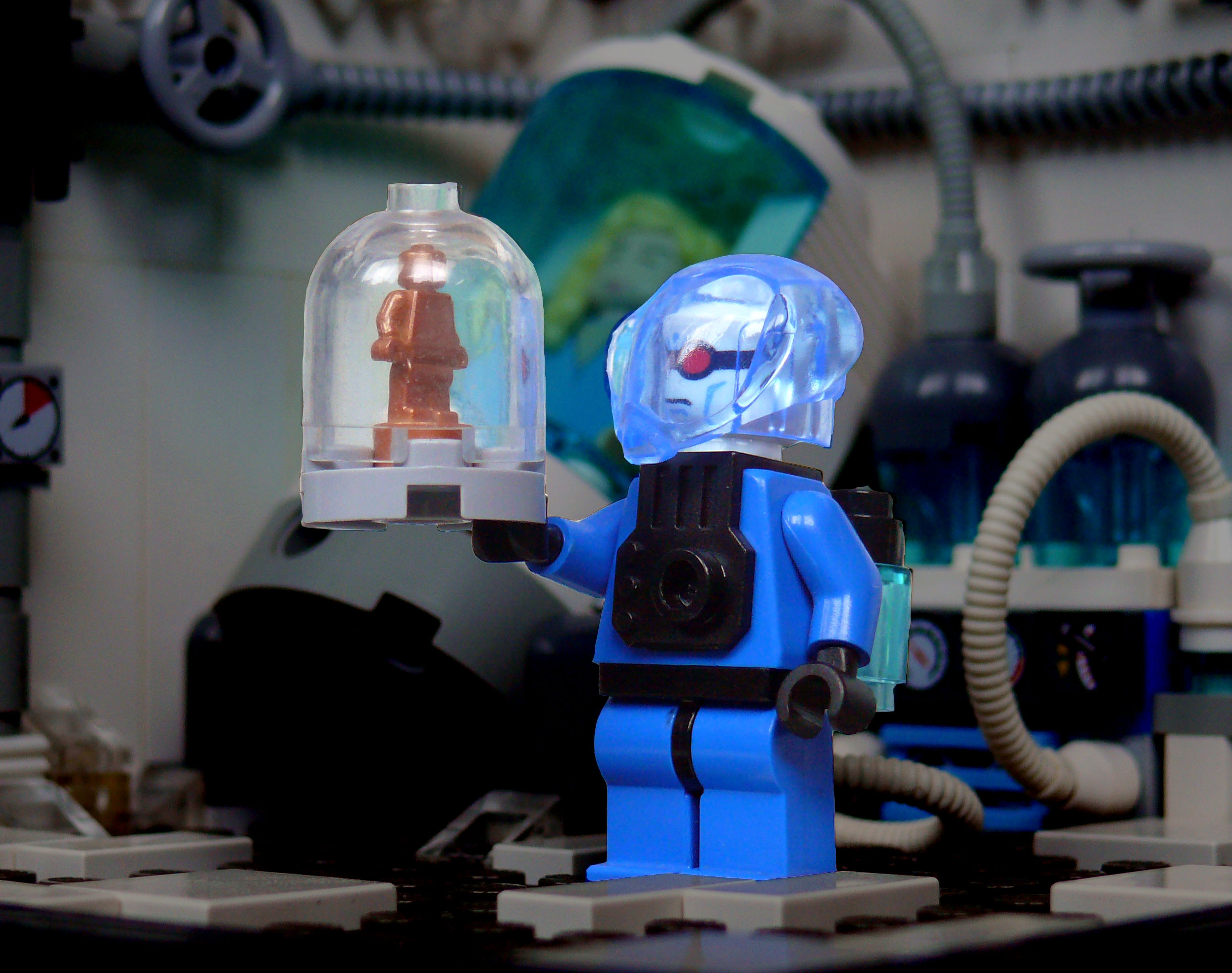 lego mr freeze custom