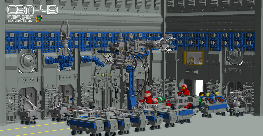 lego moc hangar