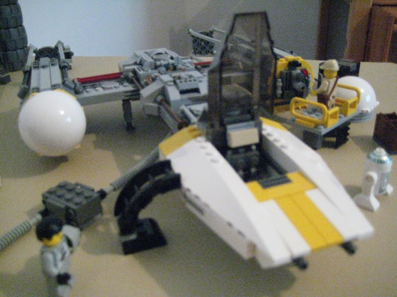 lego rebel hangar moc