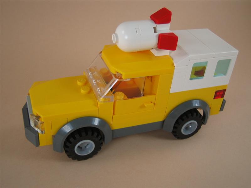 pizza planet lego truck