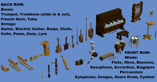 lego music instruments