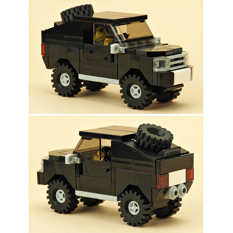 LEGO MOC Back Racing SUV By De Marco Rebrickable Build With LEGO