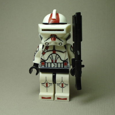 Lego Star Wars Deviss Commander Clone Trooper Captain Plain Rare 