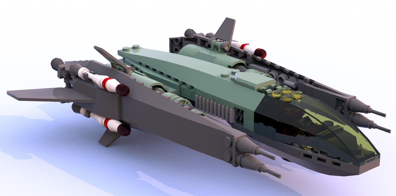 lego space fighter