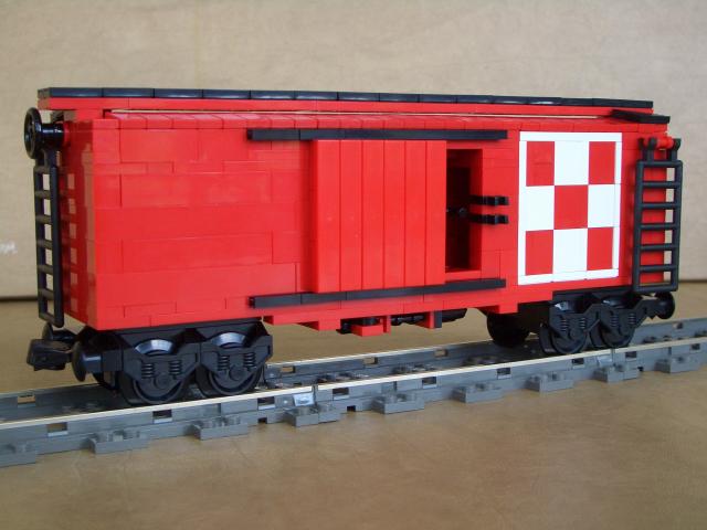 lego train boxcar