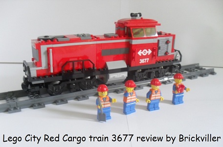 レゴ製品（トレイン）】#3677「red cargo train」の写真レビュウ: Legoゲージ推進機構日報～レゴトレイン・ブログ