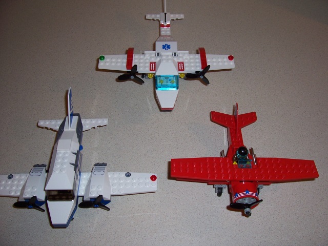 Lego Red Plane