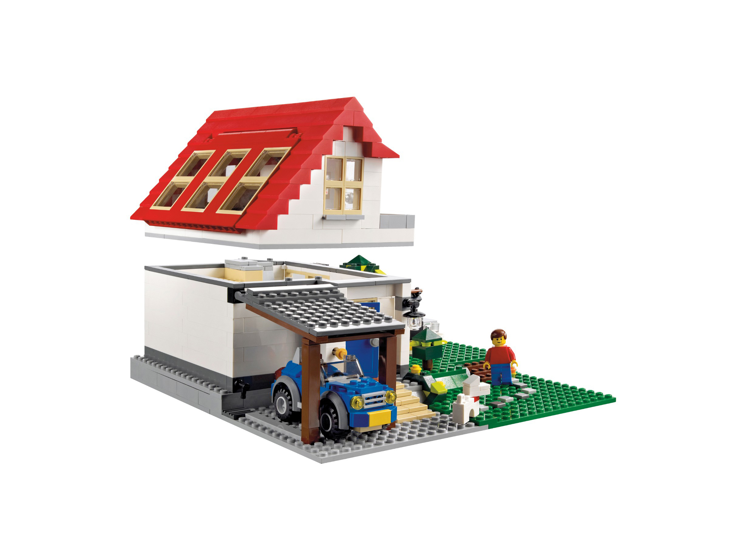 レゴ製品】Lego Creator 5771 Hill Side Hauseの各部画像。サウンド入