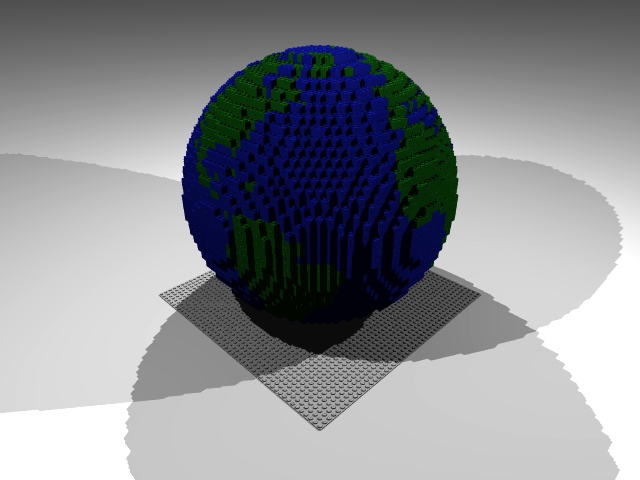 globe of
radius 48