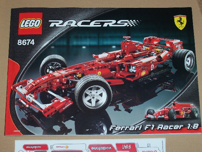 Ferrari F1 racer 1/8 LEGO Licensed - Eurobricks Forums
