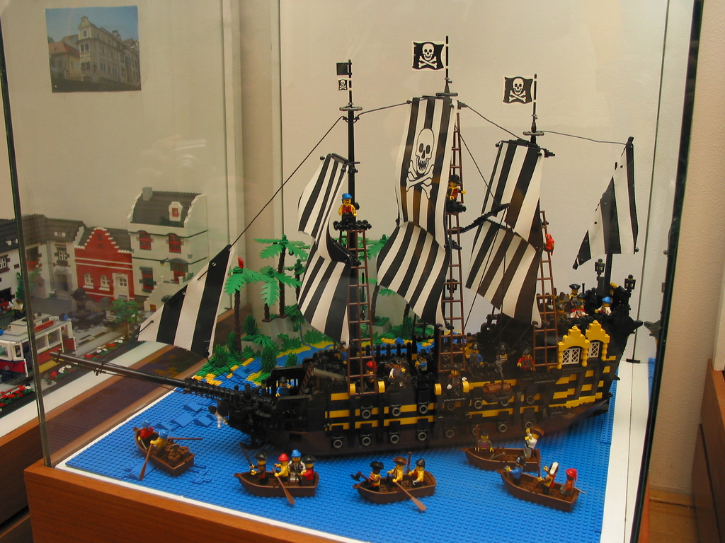 giant lego pirate ship