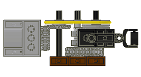 Uncoupler geartrain