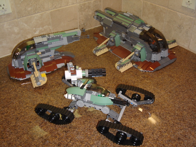 mandalorian gunship lego