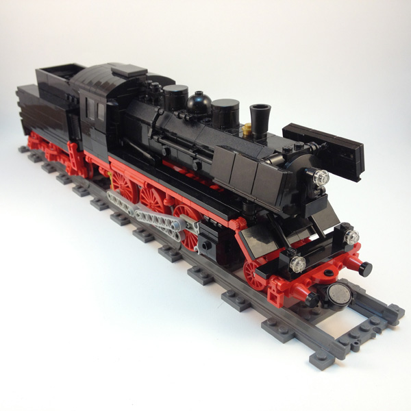 LEGO MOC Train Locomotive Steam, BR-24 – The Unique Brick