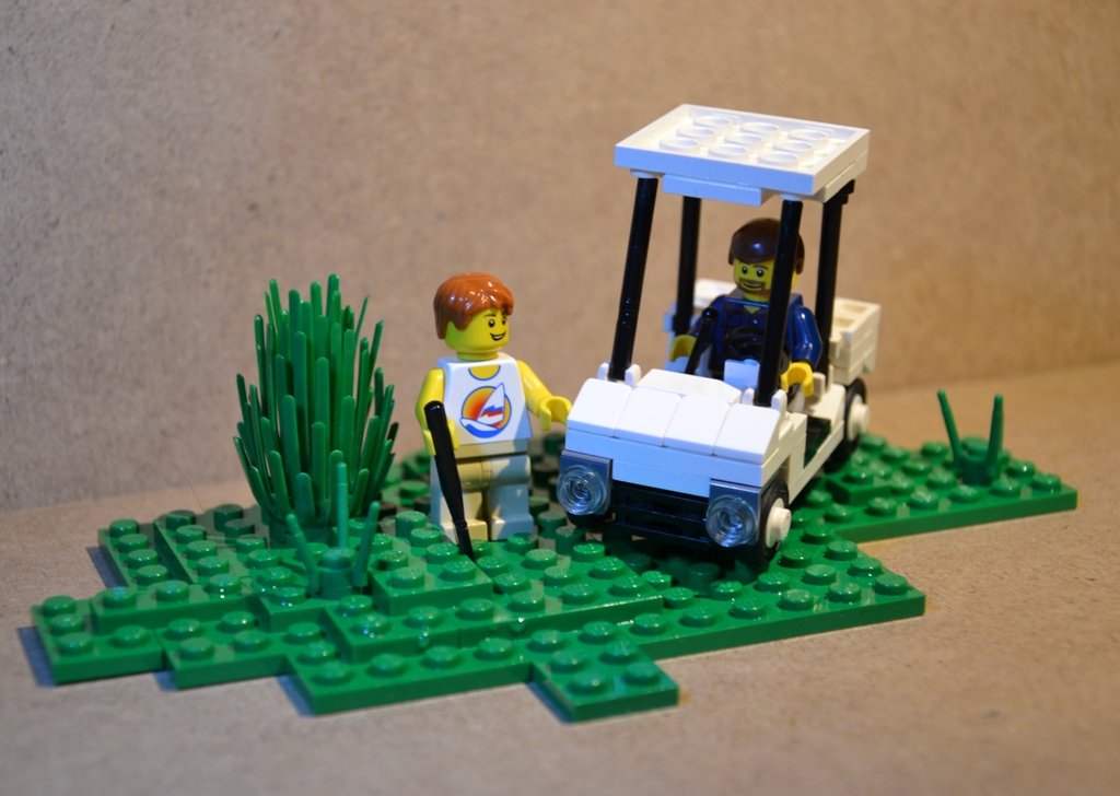 golf cart lego set