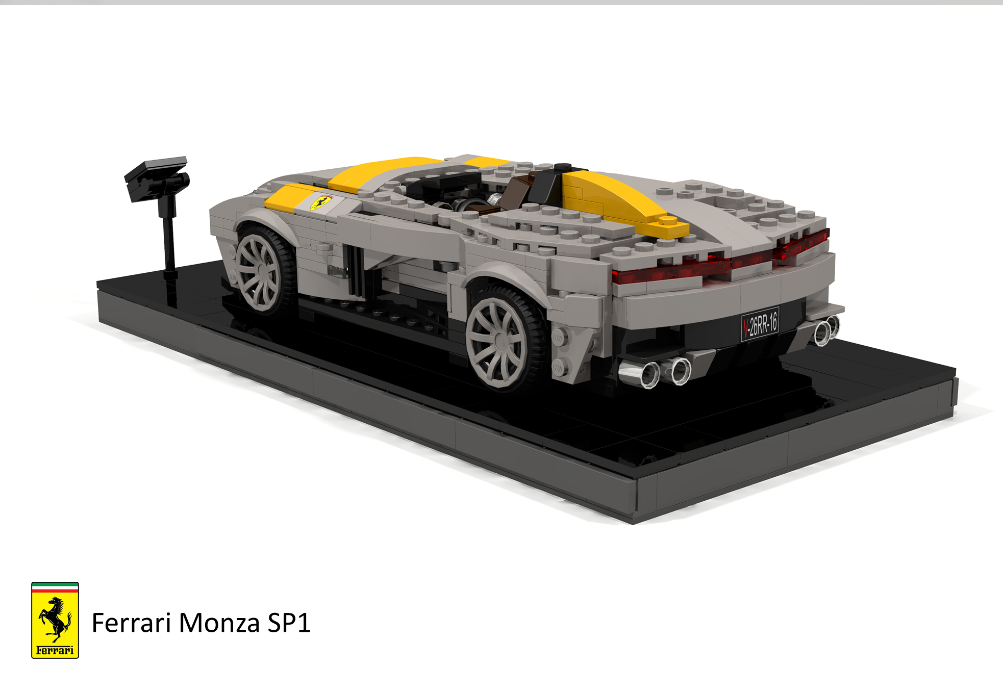 Brickshelf Gallery Ferrari Monza Sp1 Barchetta 04 Png