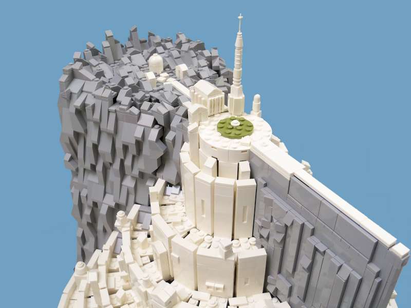 Minas Tirith Hall of the King MOC by soffer : r/lego