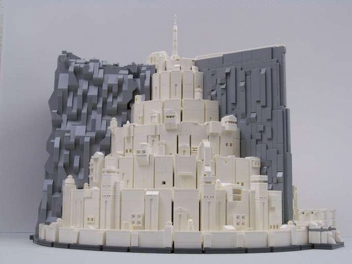 Moc] Helms Deep & Minas Tirith - LEGO Historic Themes - Eurobricks