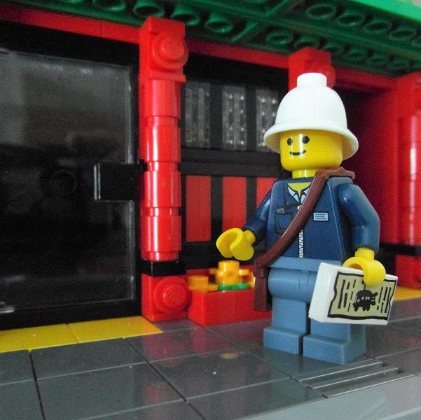 lego mailman minifigure