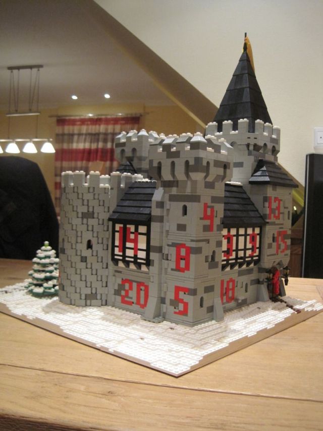 MOC my own Castle advent calendar LEGO Historic Themes Eurobricks