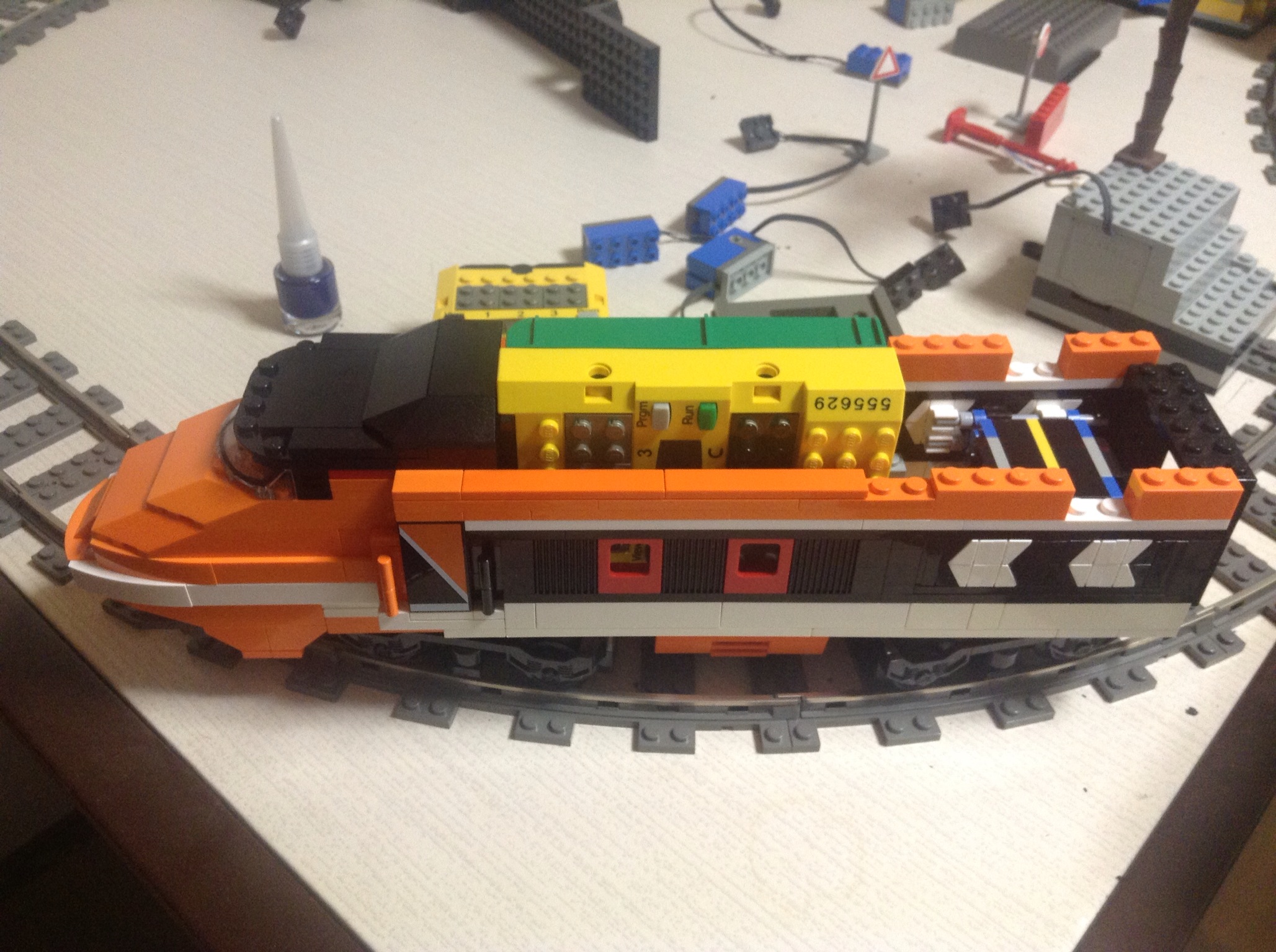 8 wide lego train