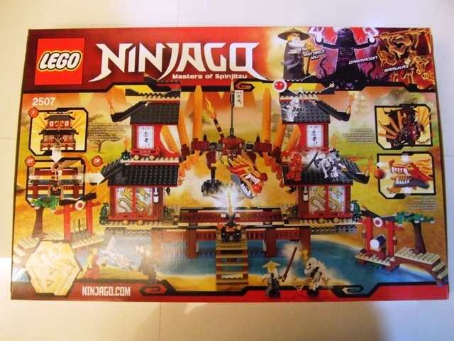 lego ninjago fire temple 2507
