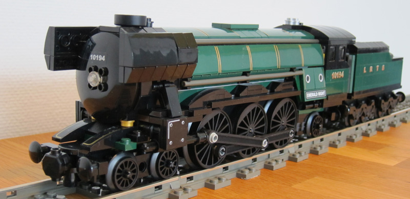 Custom lego steam online train