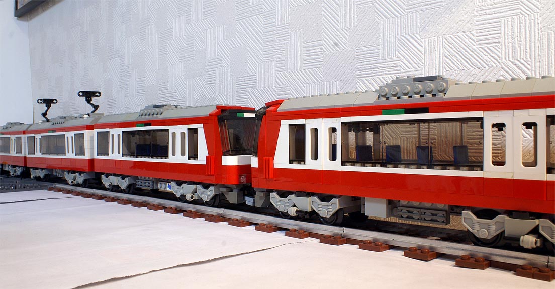 鉄道作品（日本型）】京浜急行デハ2100形。現役の最優等車（下）: Lego 