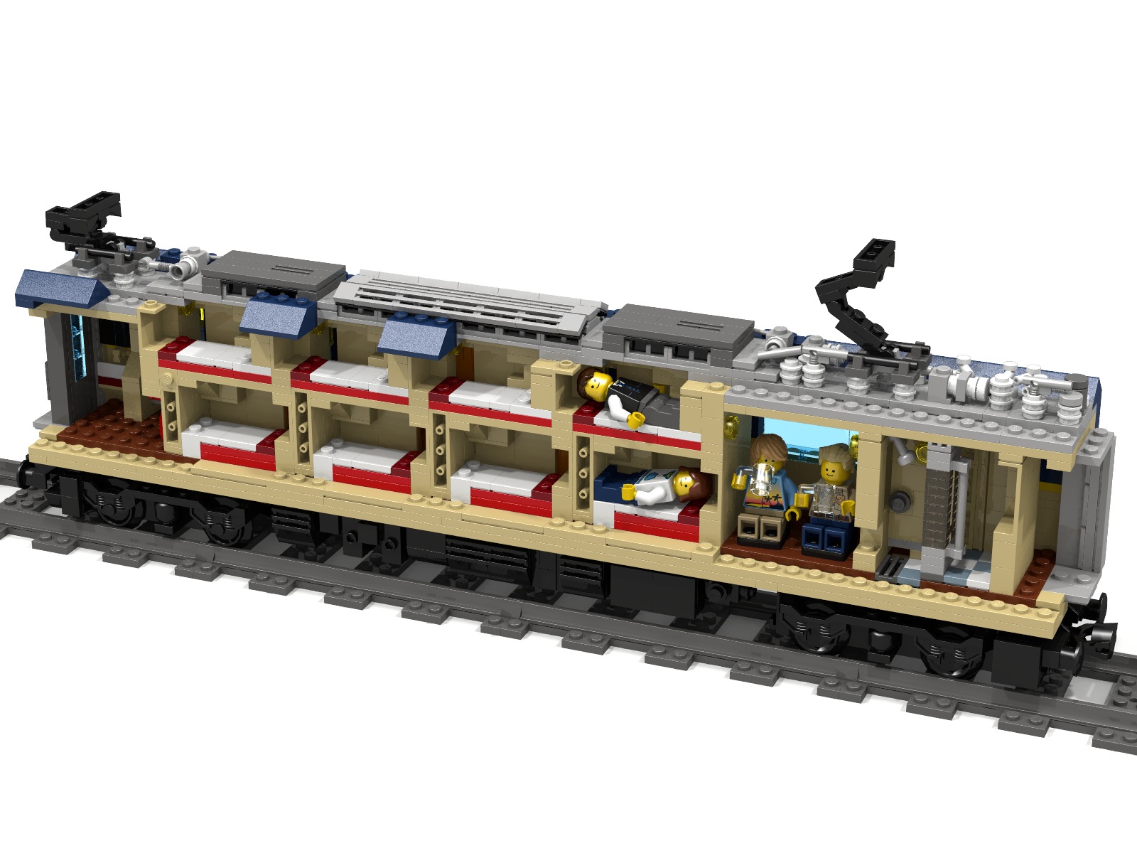 作品紹介】showtime様のCAD 「寝台電車」585系続報（下） 博物館模型的な。 : Legoゲージ推進機構日報～レゴトレイン・ブログ