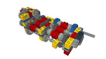 15-speed Tractor Transmission