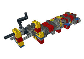 16+16R-speed Tractor Transmission Version II Alternative Setup II