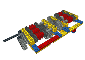 24-speed Tractor Transmission Alternative Version II