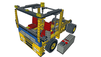 Lego 4x2 truck 16-speed model