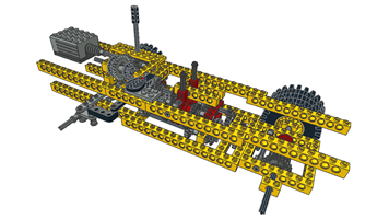 Lego 4x2 truck transmission