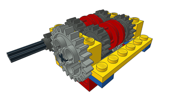 4-speed synchro range unit