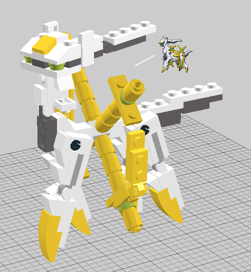 Brickshelf Gallery - Lego replica of the Pokemon Arceus