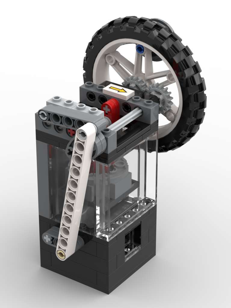LEGO MOC Simple Single Cylinder Vacuum Engine with Adjustable Timing by  NonsenseWars
