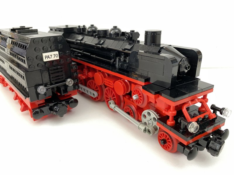 LEGO MOC 1:48 DRG T18.1001 Steam Turbine Locomotive v2 by NonsenseWars ...