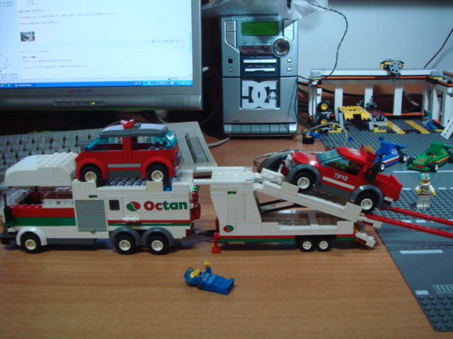 MOC: Octan Indy Transporter - LEGO Town - Eurobricks Forums