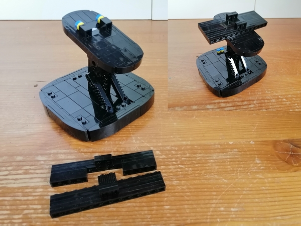 lego shuttle stand